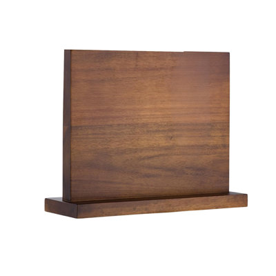 Porte-couteaux magnétique en bois double face