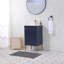 Ensemble de meuble-lavabo simple 18 po bleu