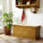 Southold Linen Blend Upholstered Storage Bench