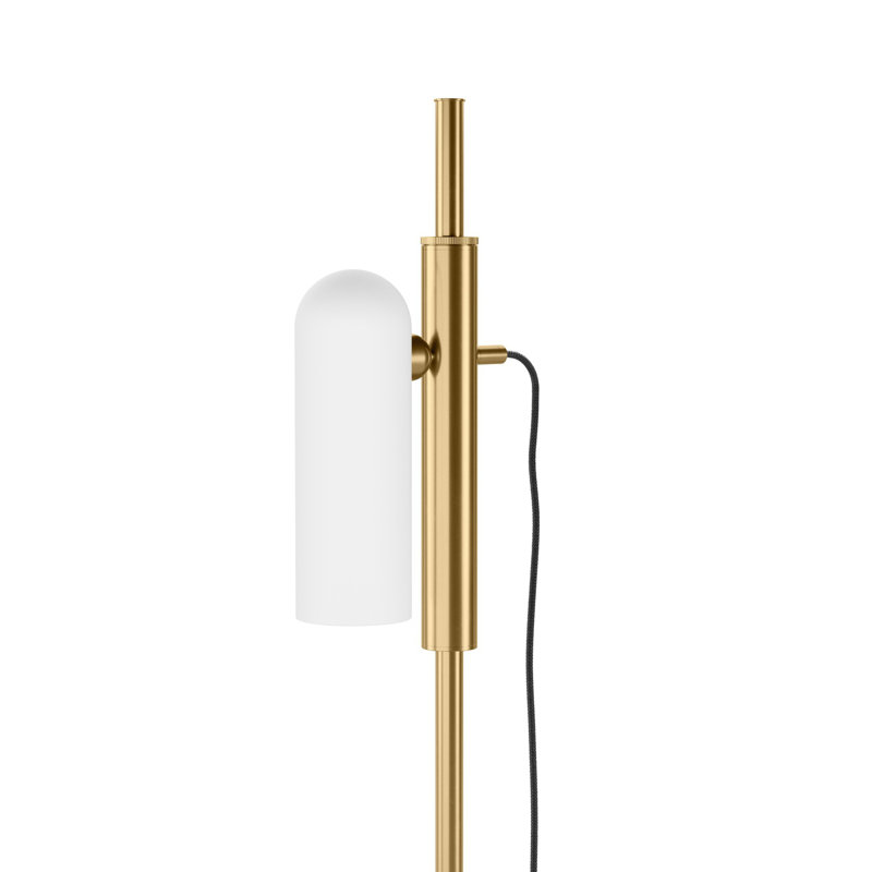 Odyssey Floor Lamp, Burnished Brass
