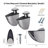 Ayimna Glass Floating Shelf with Adjustable Shelves-767137737