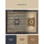 Tapis moelleux moelleux à motif abstrait moderne et contemporain de style Hanoucca beige - reliure beige-863649109