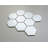 Porcetile 10.08 in. x 11.64 in. Honeycomb Matte Porcelain Mosaic Wall and Floor Tile-47503011