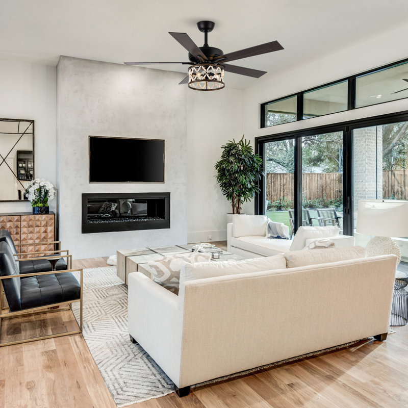 Fells 52'' Ceiling Fan with Light Kit