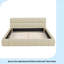 Grand lit plateforme tapissier avec tissu épais et lit au sol avec structure solide-195630800