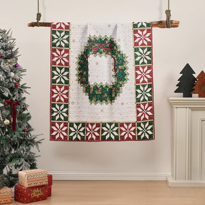 Merry Berry Reverisbile Holiday Throw