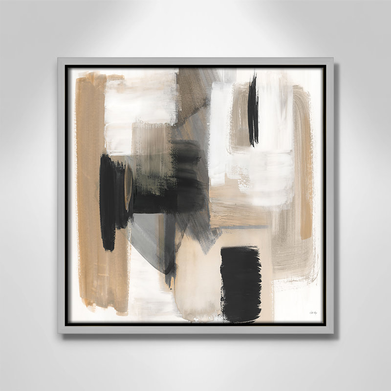 «Navigating Italy - Square Version Print» par Stella Chang, Argent, H 13,5 po x l 13,5 po