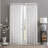Cotton Oversized Ruffle Valance White 50X18"