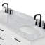 Tidworth Solid Wood Double Bathroom Vanity with 1.5' Carrara Marble Top-2024047429-2071002334-2068250688