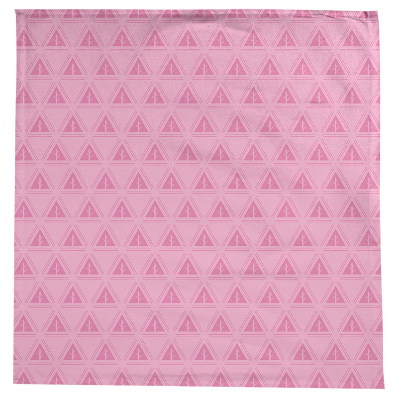 Barbra Classic Minimalist Tree Tablecloth, Light Pink