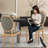 Upholstered Dining Side Chairs,Pine Green-650722709