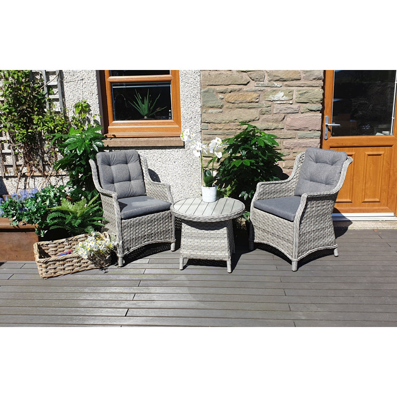 Spaldings 2 Seater Bistro Set with Cushions