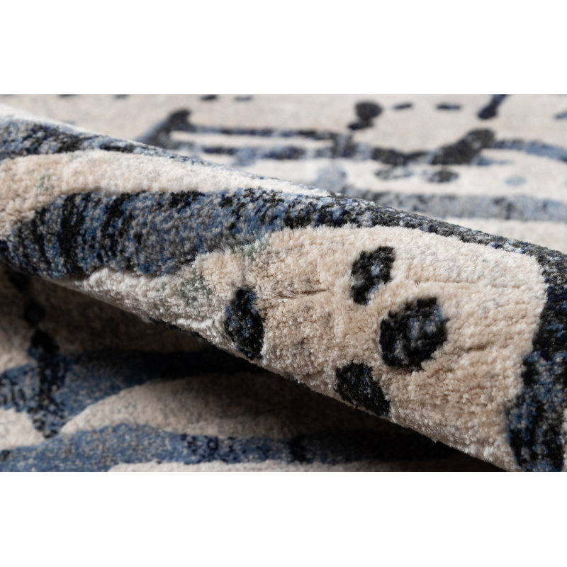 Abstract Indoor Rug, Rectangle 3'11" x 5'7"