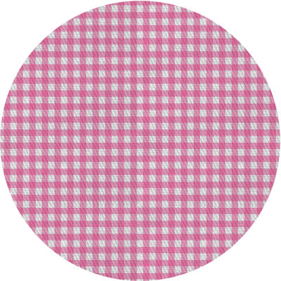 Tapis rose/zone grise à motifs Snedeker
