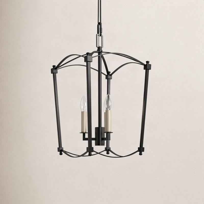 Olive 3-Light Chandelier, Acier Smith
