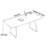 Rectangular dining table for home use-1471362780