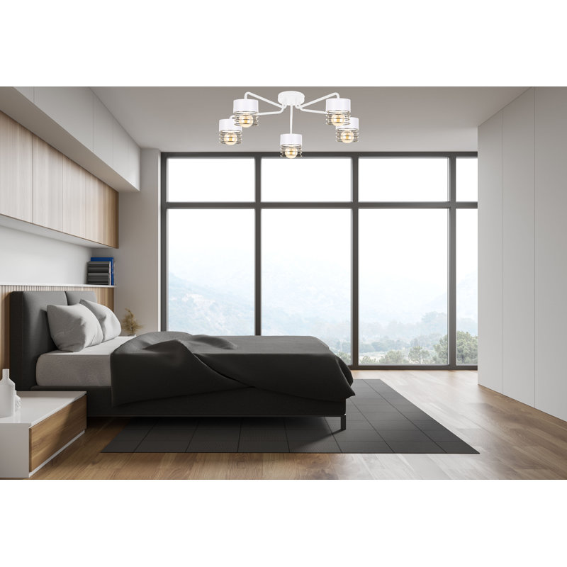 Burçak Flush Mount, White