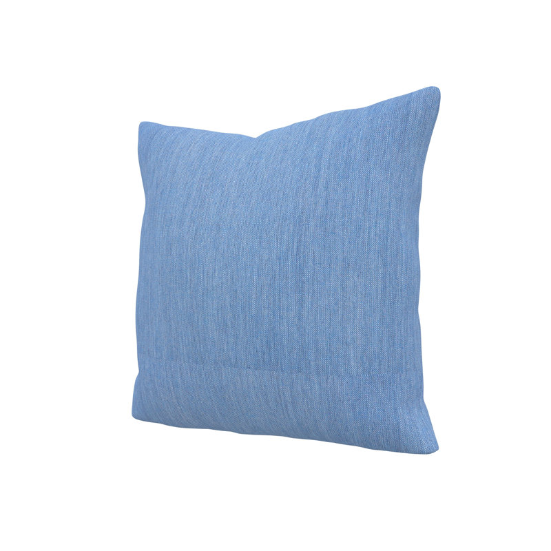 Gabi Sunbrella® Indoor/Outdoor Throw Pillow, Square 18", Cast Ocean Sunbrella® Plainweave