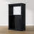 Bar Cabinet With Built-In Fridge Space, Wine Bottle Rack & Drawer