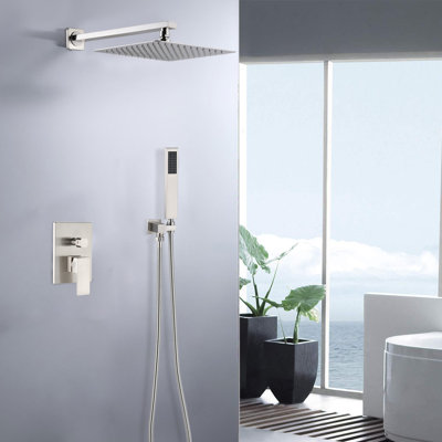 Système de douche complet avec valve brute