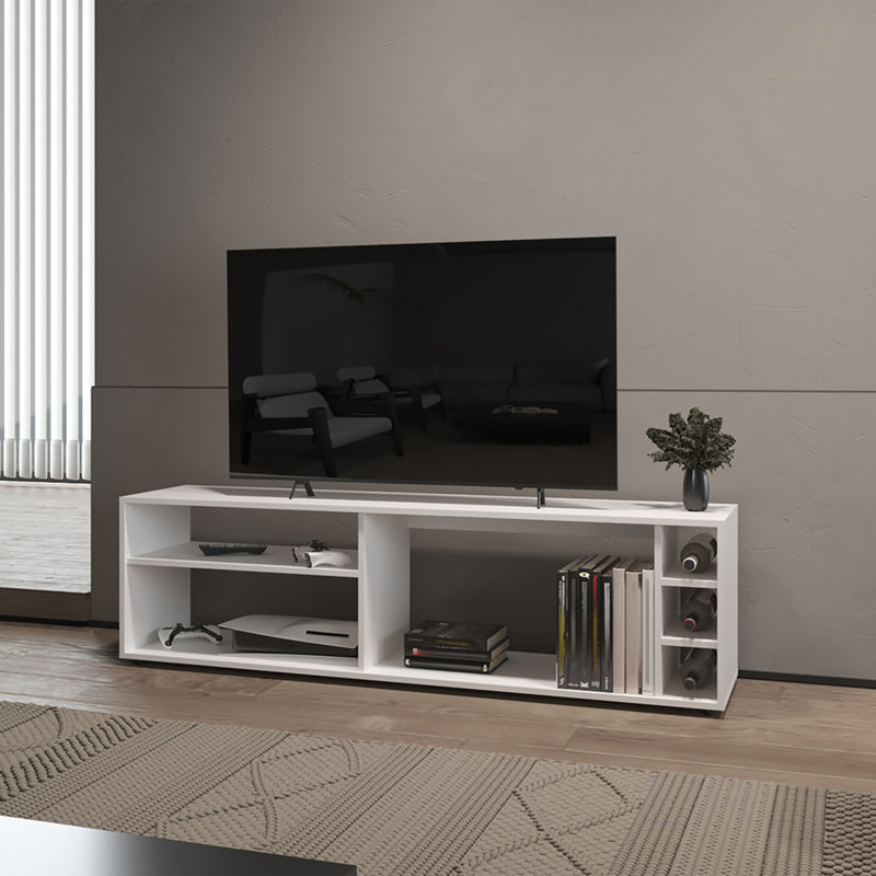 Meuble télé Mountainair, Blanc