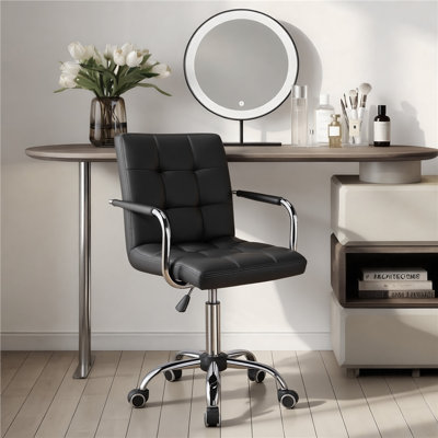 Rawtenstall 360° Swivel Height Adjustable  Ergonomic Office Chair with Removable Arms
