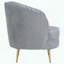 Chaise en velours Channel