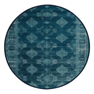 Machine Washable Overdyed Gray Area Rug