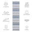 Tapis d'intérieur / extérieur à rayures Cabana Performance-964590933