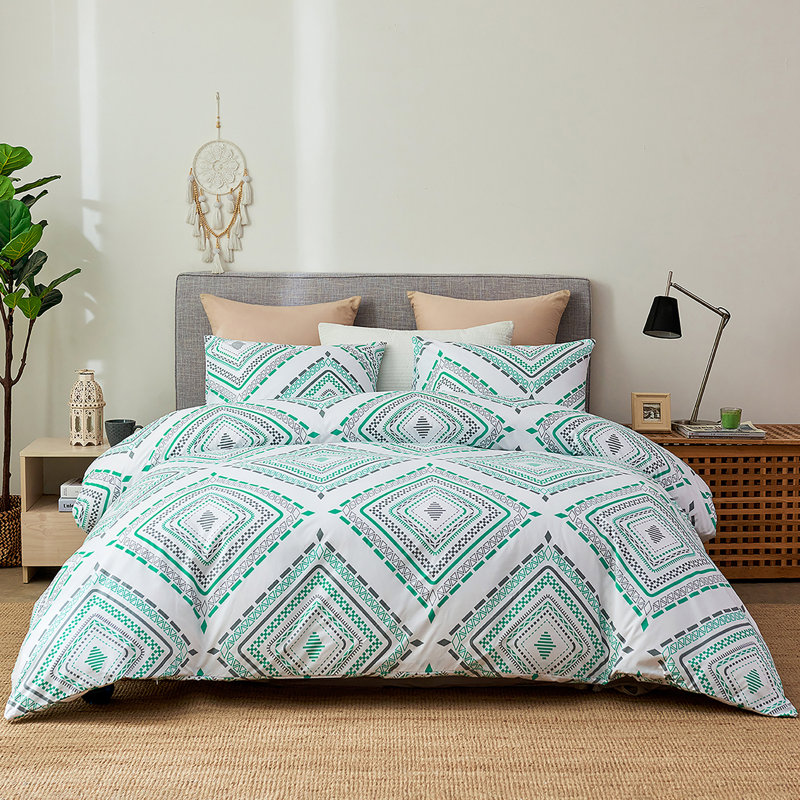 Ensemble de housse de couette Pepinn, Housse de couette pour très grand lit et 2 taies