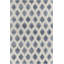 Clara Patterned Contemporary Blue/Cream Area Rug-729817510-763901056