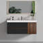 Meuble-lavabo moderne avec lavabo et tiroirs souples