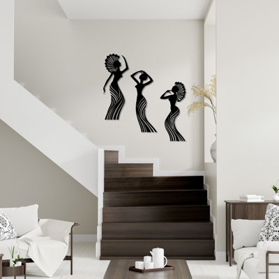 Ensemble d'accessoires décoratifs en métal (3 pièces)