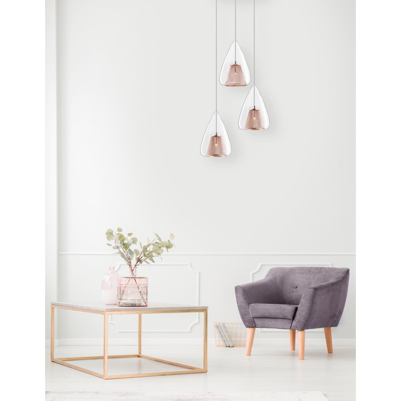 Hugo 3 - Light Chrome Cluster Pendant