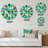 Ice Cream Cones In Vivid Tasty Colors V Wall Clock-1073228130