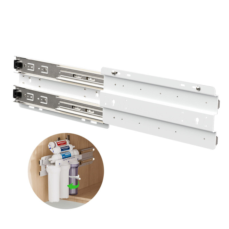 Ensemble de montage coulissant iSpring ASKRCC pour système de filtration d'eau par osmose inversée sous l'évier, convient à la série RCC