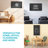 36" x 24" Wall-Mounted Large Magnetic Chalkboard with Chalk