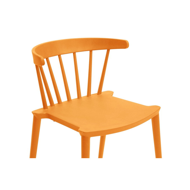 Chaise empilable Sequeira, Orange