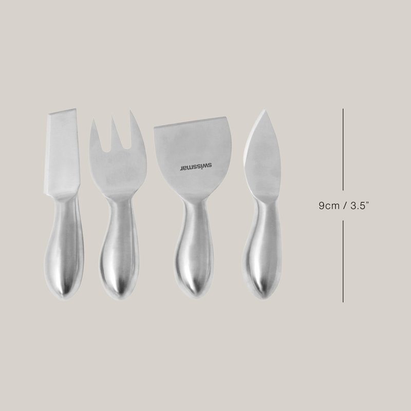 Swissmar Petite Stainless Steel Cheese Knife Set
