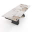 Dahana Extendable Metal Base Dining Table-759794151