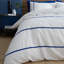 Herringbone Trim Stripe 200 Thread Count Cotton Duvet Cover Set-97961616