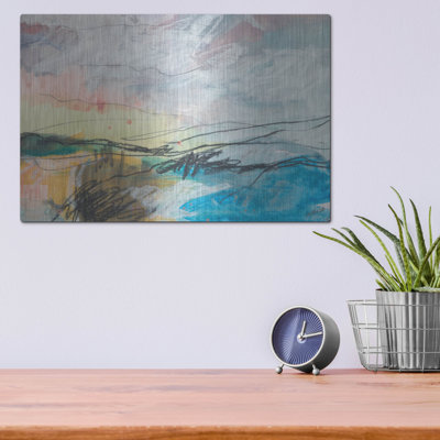 Latitude Run® 'All The Night Tide' by Jan Weiss Metal Wall Art