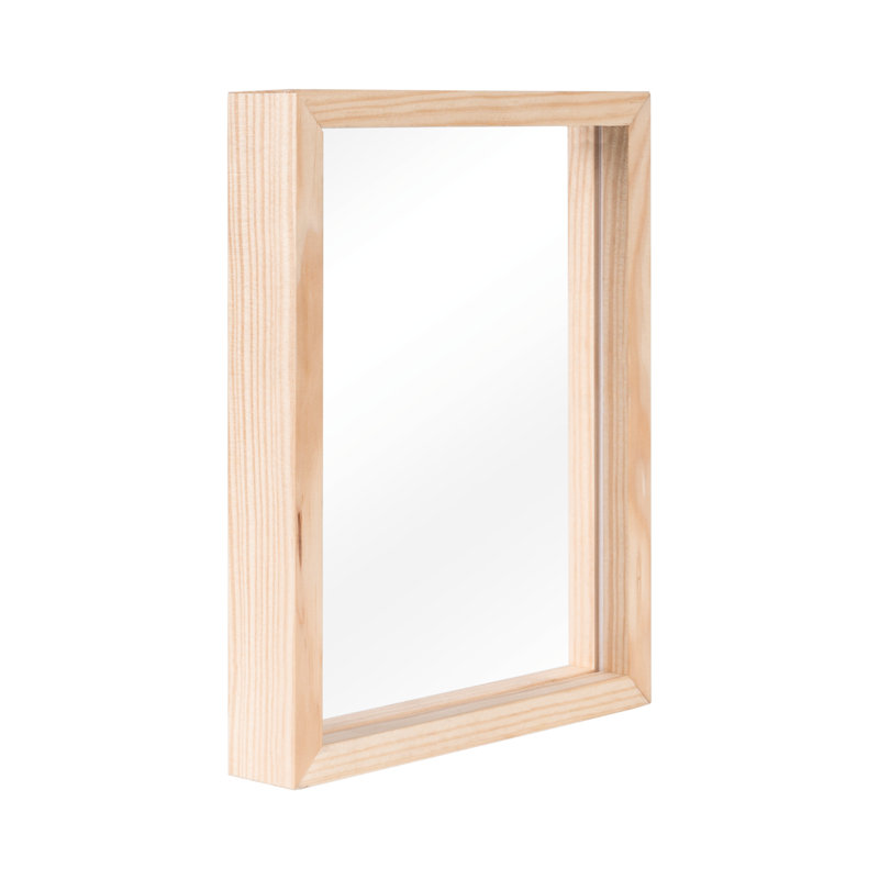 Wood Floater Picture Frame, 10cm H x 15cm W x 4.5cm D