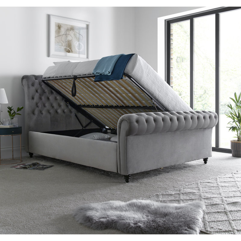 Dehart Upholstered Ottoman Bed, Kingsize (5')