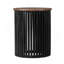 Table d'appoint en bois massif ACACIA, couleur naturelle et noire