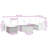 Vidaxl Garden Sofa Set Grey, Dark Grey
