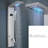 44.4'' Shower Panel with Fixed Shower Head