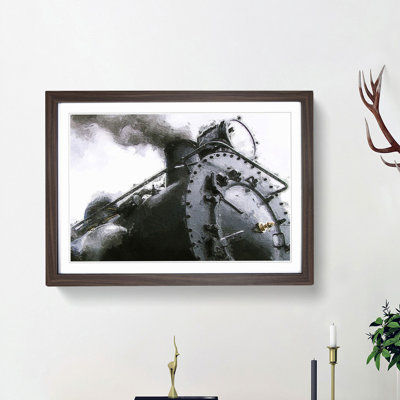 Steam Train - Picture Frame Painting Print