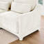 Canapé en chenille avec coussin lombaire en tissu ergonomique-1163649376