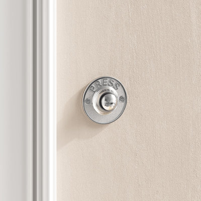 Chrome Push Button Doorbell